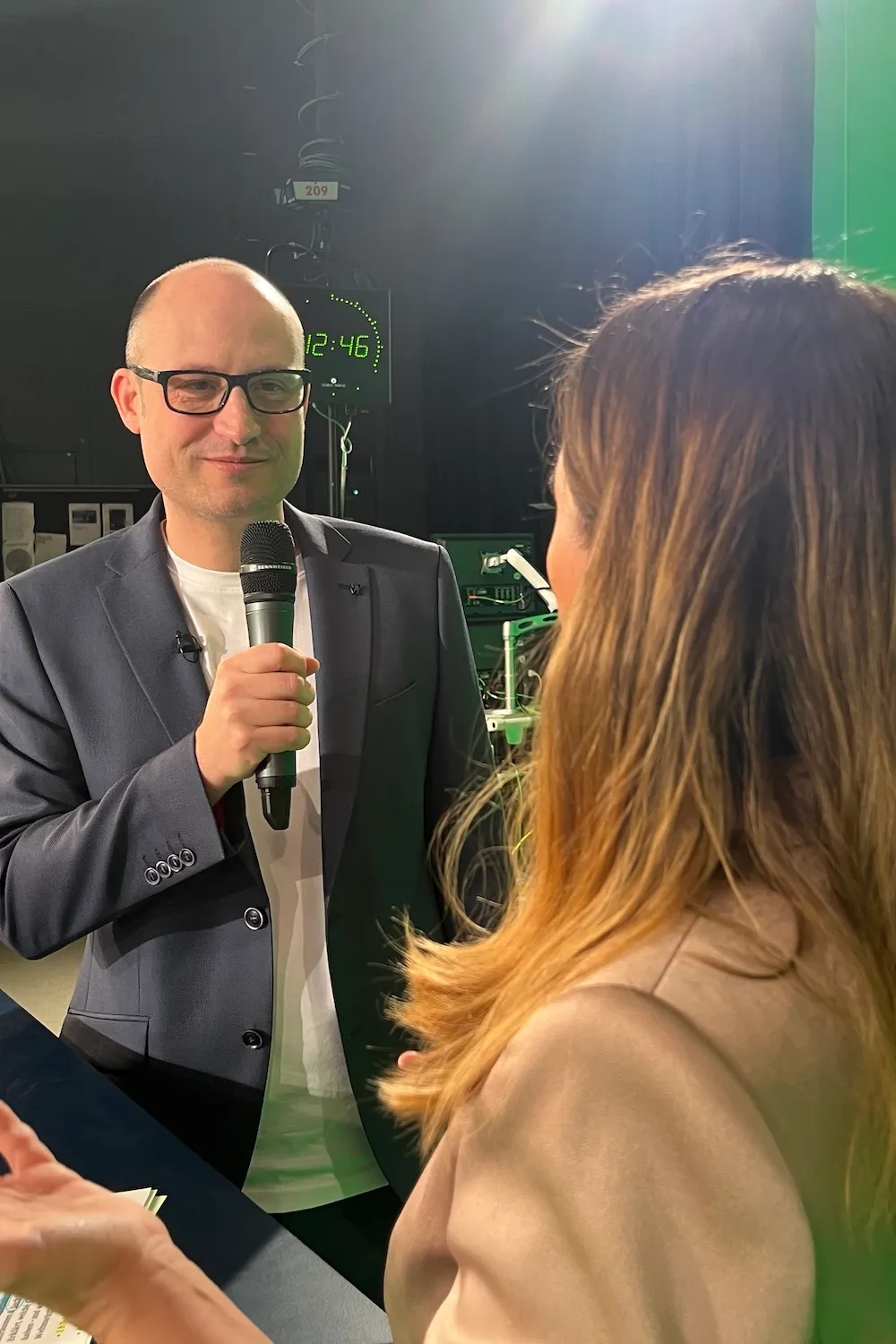 Peggy Patzschke trainiert für die Kamera